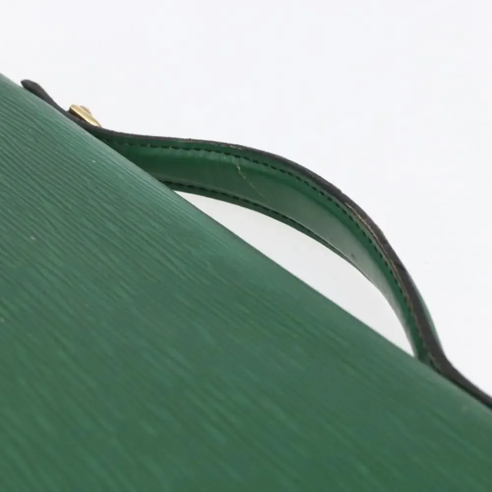 Louis Vuitton Epi Porte Documents Bandouliere Briefcase Green